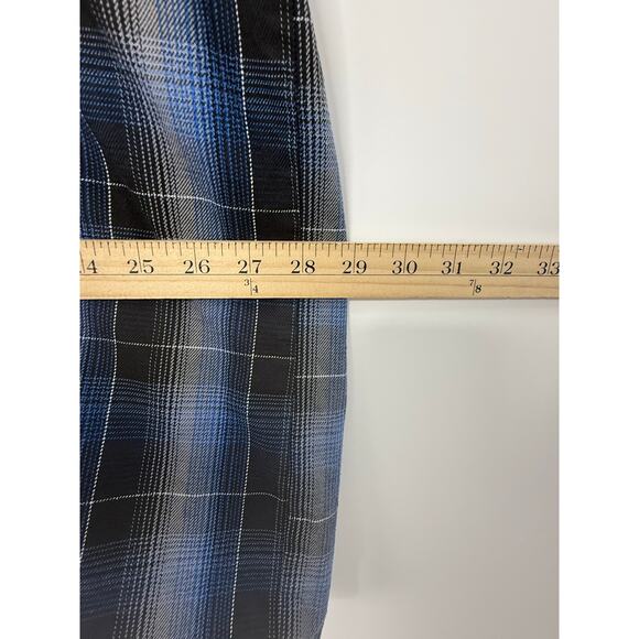 Dixxon Flannel Company Combustion FR Plaid Shirt Men’s 4X Blue Black Button-Up - Picture 7 of 9